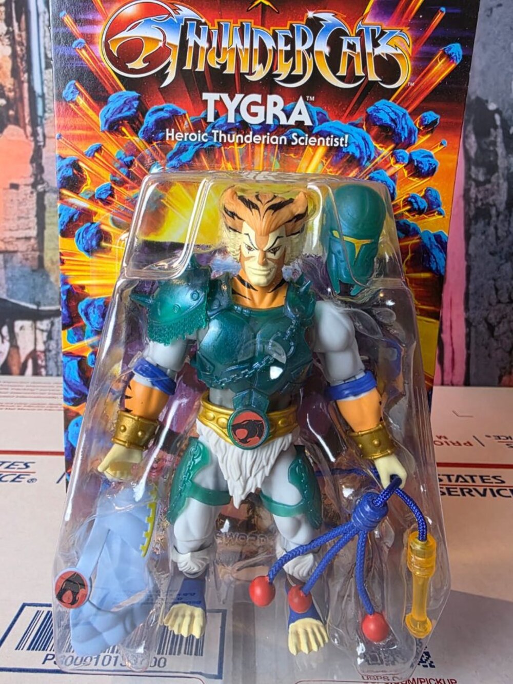 Masters Of The Universe Thundercats Tygra Heroic Thunderian Scientist Action Fig